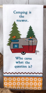 "Camping Life" Tea Towels - Choose From 3 Styles!