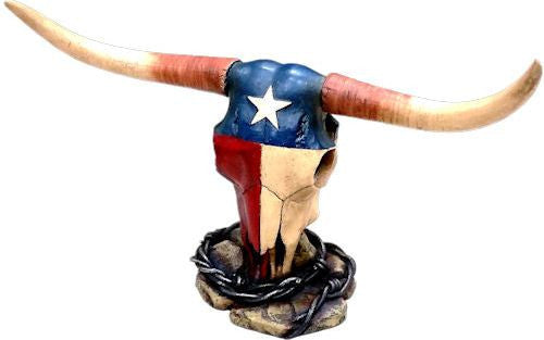 Texas Cowskull Table Plaque