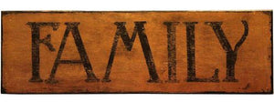 "FAMILY" Wall Plaque