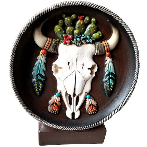 Cowskull Plate Decor