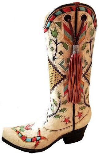 Western Boot Vase - 12' Tall
