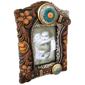 Leather Look Belt Photo Frame  -  4" x 6"