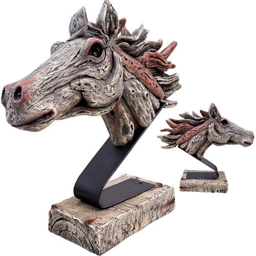 Horse Bust Sculpture