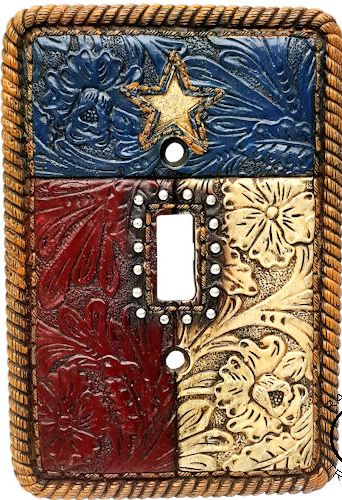 Texas Tooled Single Switch Cover