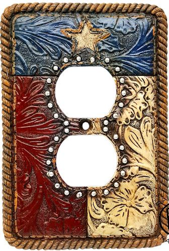 Texas Tooled Outlet Cover