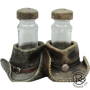 Double Cowboy Hat Salt & Pepper Shakers
