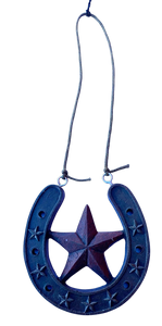 Horseshoe & Star Ornament