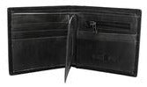 Genuine Leather Embossed Lonestar Men's Wallet Black