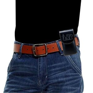Praying Cowboy Genuine Leather Belt Loop Holster Cell Phone Case - Choose From 3 Colors!