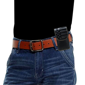 Western Genuine Leather Belt Loop Holster Cell Phone Case - Choose From 3 Colors!