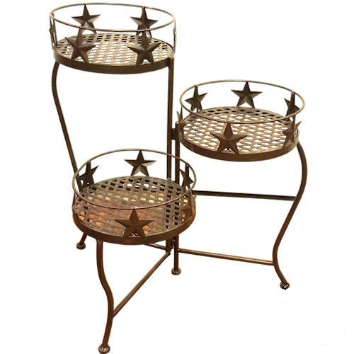 Star 3-Tier Metal Plant Stand