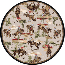 Load image into Gallery viewer, &quot;Retro Cowboy-Natural&quot; Western Area Rugs - Choose from 6 Sizes!