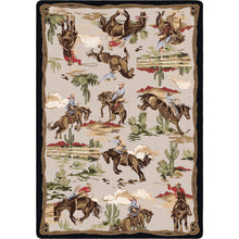 Load image into Gallery viewer, &quot;Retro Cowboy-Natural&quot; Western Area Rugs - Choose from 6 Sizes!