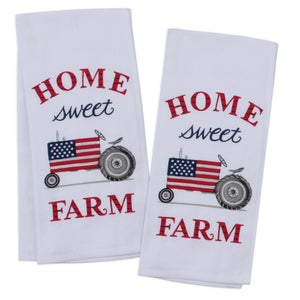 "Home Sweet Farm" 2-Piece Kitchen Towel Set