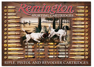 "Remington Sporting Cartridges" Tin Sign
