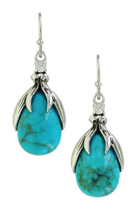 Sterling Lane Crowns of Glory Turquoise Earrings