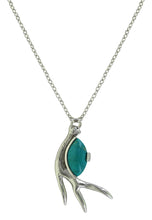 Load image into Gallery viewer, Sterling Lane Hidden Treasure Turquoise Necklace
