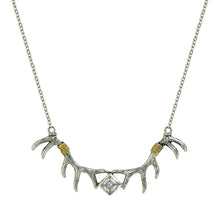 Load image into Gallery viewer, Sterling Lane Starry Nature&#39;s Art Antler&#39;s Necklace