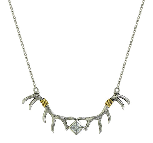 Sterling Lane Starry Nature's Art Antler's Necklace