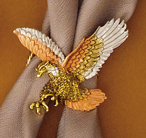 Tricolor Eagle Scarf Slide