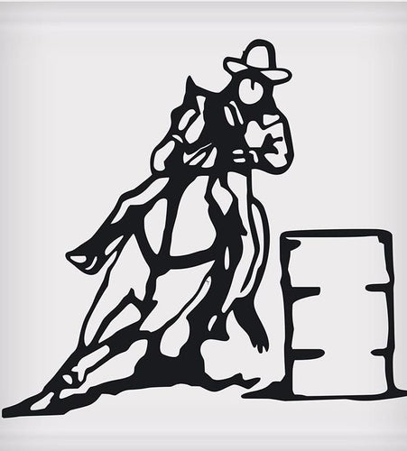 Barrel Racer Sticker - 5