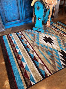 "Sallisaw Tan" Southwestern Area Rugs - Choose from 6 Sizes!