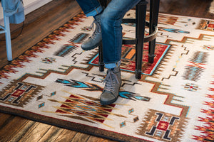 "Storm Catcher - Rust" Southwestern Area Rugs - Choose from 6 Sizes!