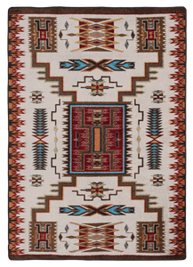 "Storm Catcher - Rust" Southwestern Area Rugs - Choose from 6 Sizes!