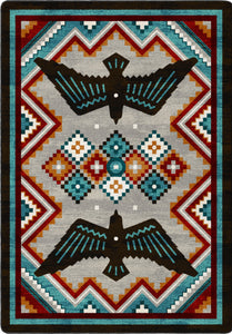 "Sunset Dance - Electric" Southwestern Area Rugs - Choose from 6 Sizes!