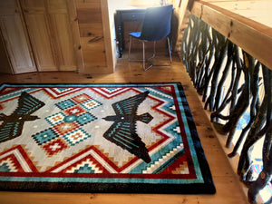 "Sunset Dance - Electric" Southwestern Area Rugs - Choose from 6 Sizes!