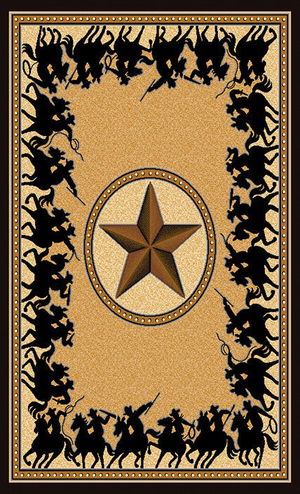 Lone Star Riders Berber Rug Collection - 4 Sizes to Choose From!