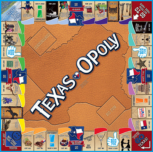 Texas-opoly Western Board Game