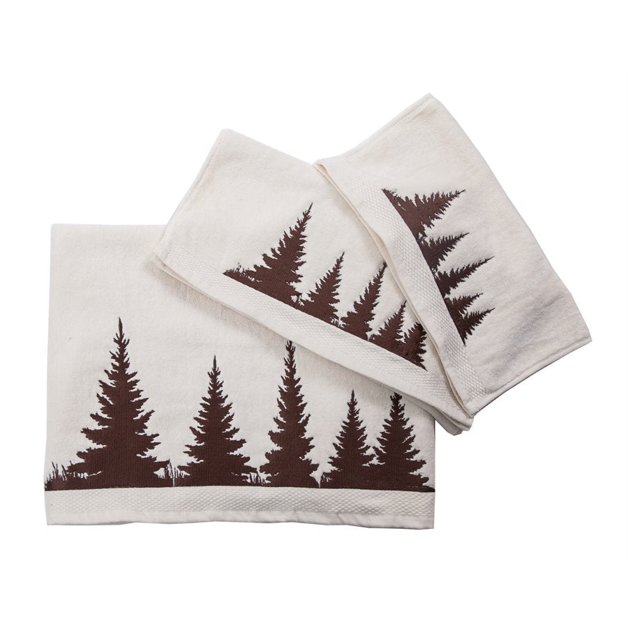 Clearwater Pines 3-Piece Bath Towel Set - Choose From 2 Colors!