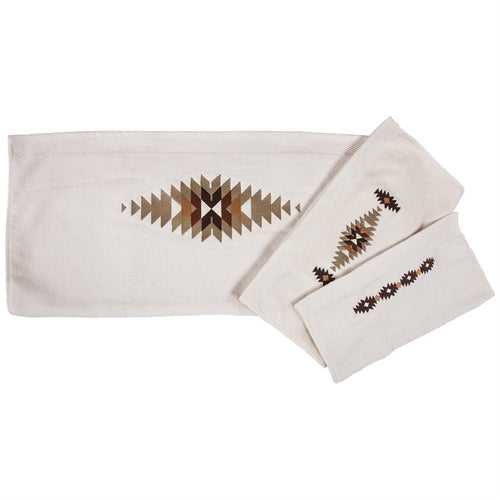 Yosemite Embroidered 3-Piece Bath Towel Set - Choose From 2 Colors!