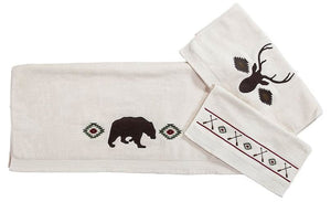 Aztec Bear 3-Piece Bath Towel Set - Choose From 2 Colors!