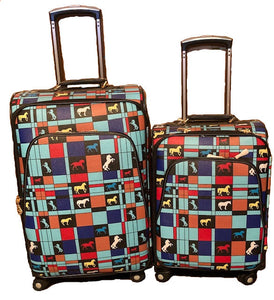 The Trail Of Painted Ponies Collection Luggage - Turquoise