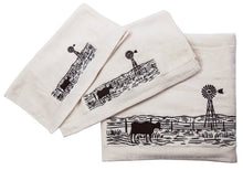 Load image into Gallery viewer, &quot;Windmill Landscape&quot; 3-Piece Bath Towel Set - Choose from 2 Colors!