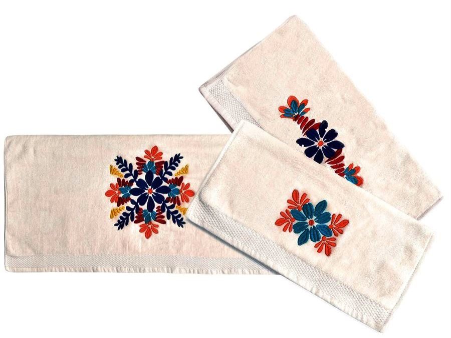 Bonita Towel Set, 3-pc Natural Color