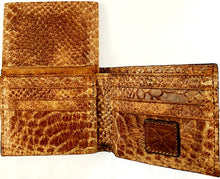Load image into Gallery viewer, Twisted X Snake Print Leather Bi-Fold Wallet