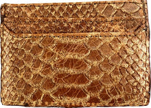 Load image into Gallery viewer, Twisted X Small Light Brown Snake Print Wallet
