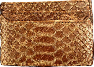 Twisted X Small Light Brown Snake Print Wallet
