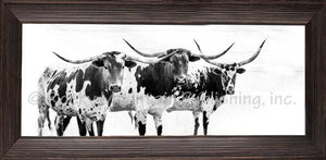 "Three Amigos" Western Framed Canvas Print