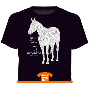 "Sunshine" Horses Unlimited Western T-Shirt