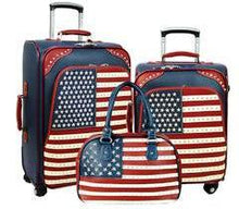 Load image into Gallery viewer, American Pride  3-PC Luggage Set - Navy