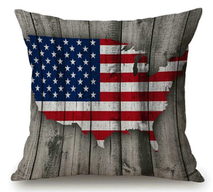 "USA" Western Accent Pillow