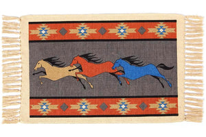 "Running Horses" Western Placemat