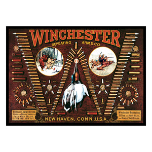 "Winchester Hunting" Western Area Rug 52" x 37"