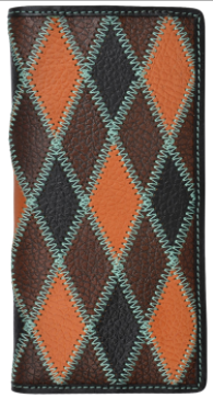 Multicolored Western Rodeo Wallet