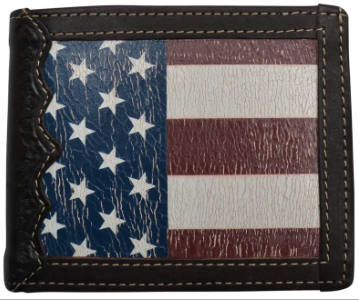 Western American Flag Bi-Fold Wallet