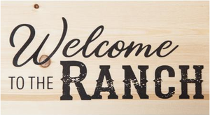 "Welcome to the Ranch" Pallet Decor